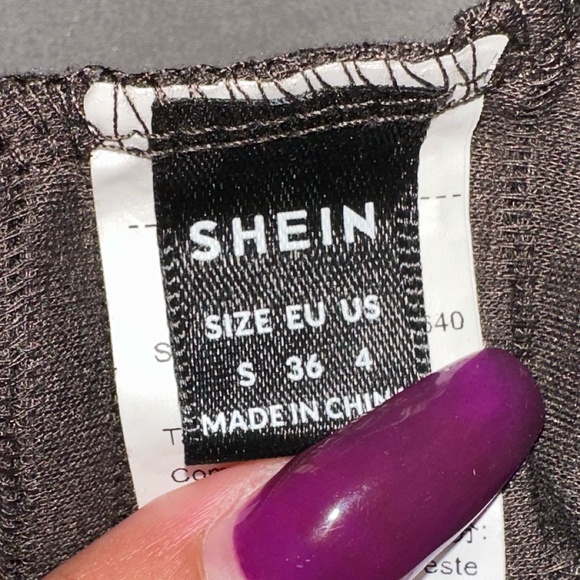 Women's Summer Co-ord Set - Shorts - Crop Top - Brown - US Small - SHEIN - Picture 8 of 8